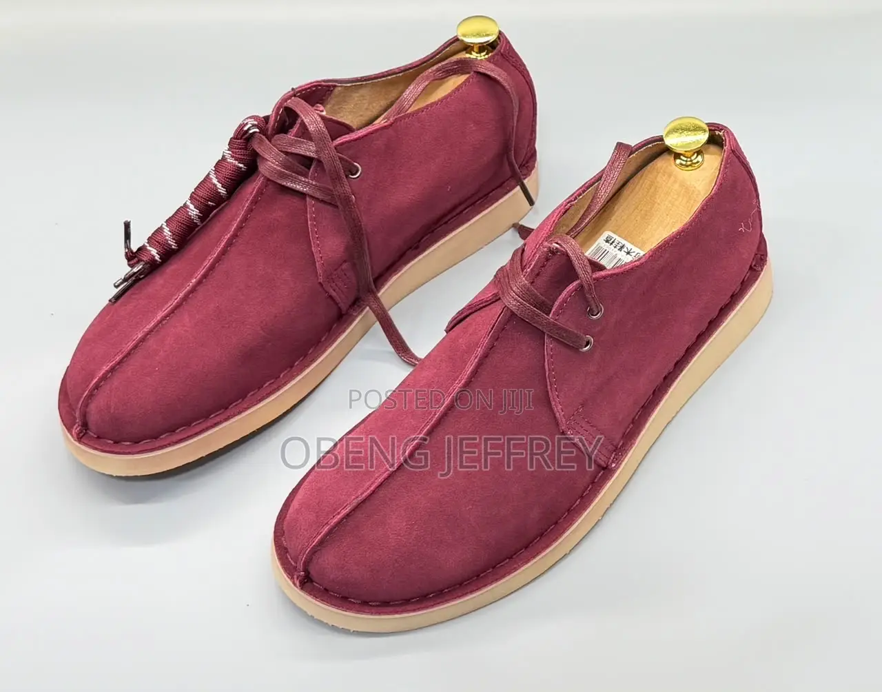 Original Clark Desert Burgundy Suede Wine