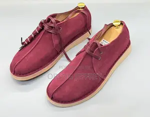 Original Clark Desert Burgundy Suede Wine