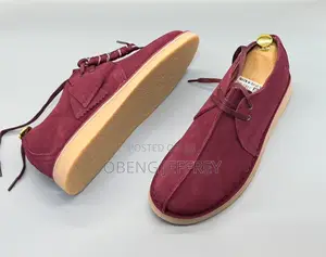 Original Clark Desert Burgundy Suede Wine