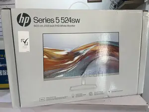 Brand New Hp Series 5 524sw 23.8" FHD 100hz White Monitor (Boxed)