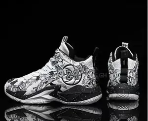 Quality Basketball Shoes Black and White