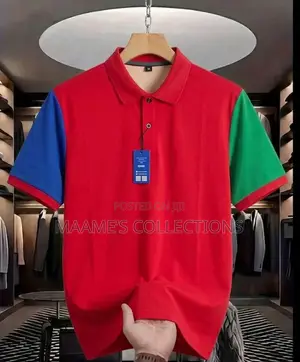 Men's Designed Striped Regular Fit Polo T-Shirt / Lacoste
