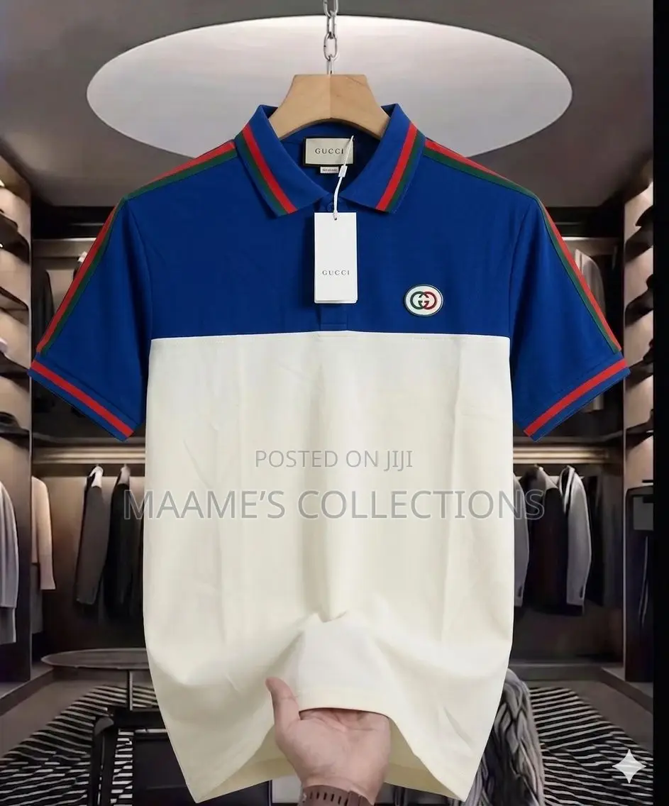 Men's Designed Striped Regular Fit Polo T-Shirt / Lacoste