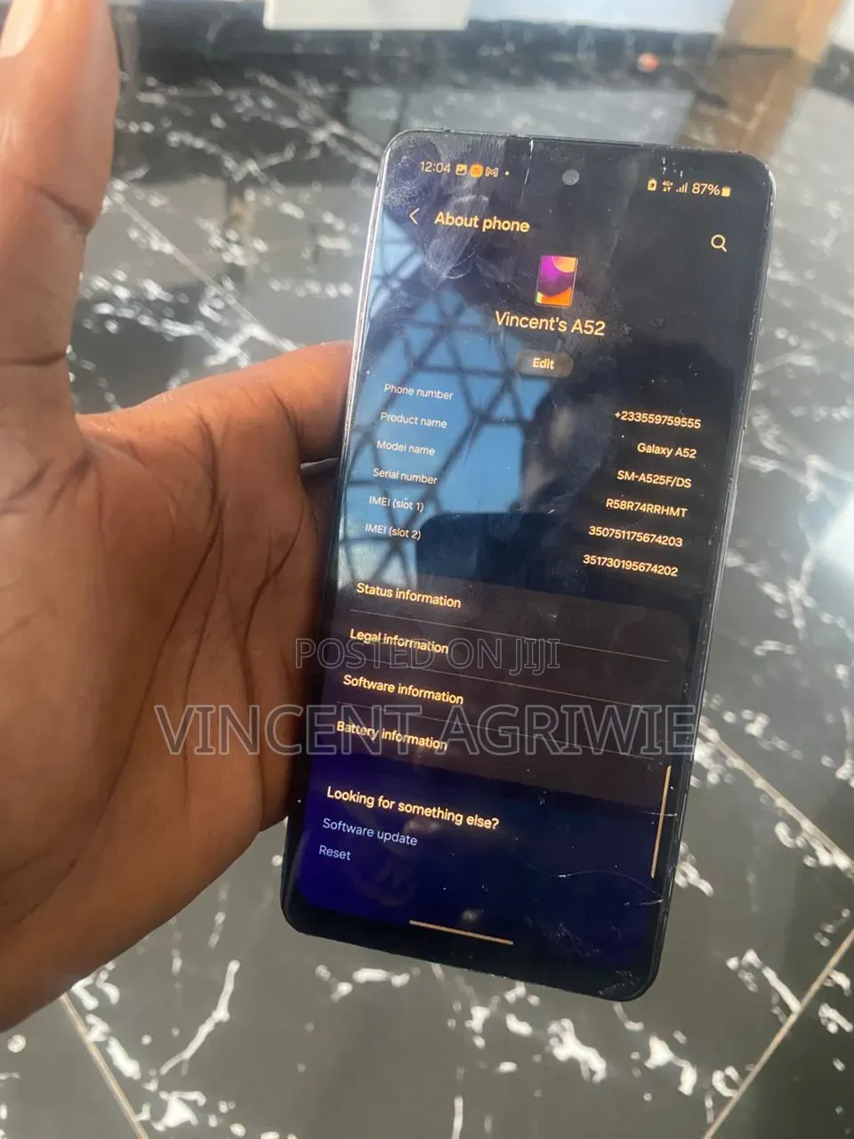 Samsung Galaxy A52 5G 128 GB Black