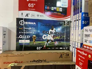 Brand New Sigma 65inches Qled, Uhd Smart Tv