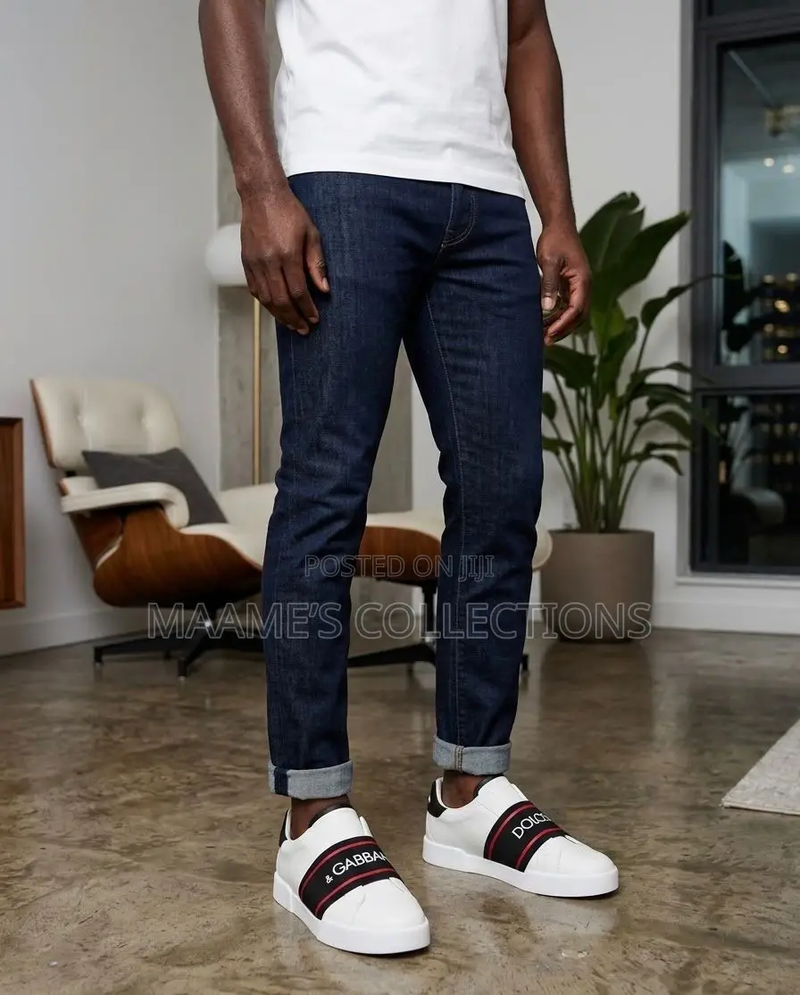 Men’S Dolce Gabbana Leather Sneakers