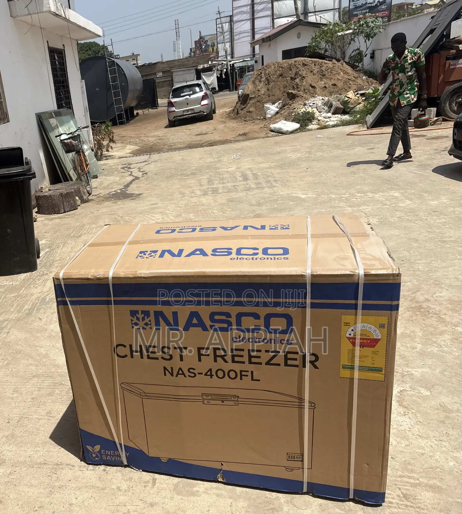 Authentic Nasco 288l 1 Door Chest Freezer(Nas400fl)Gold 