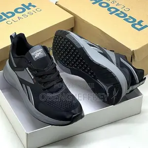 Original Reebok Classic Black/Sole Gray Breathable Mesh