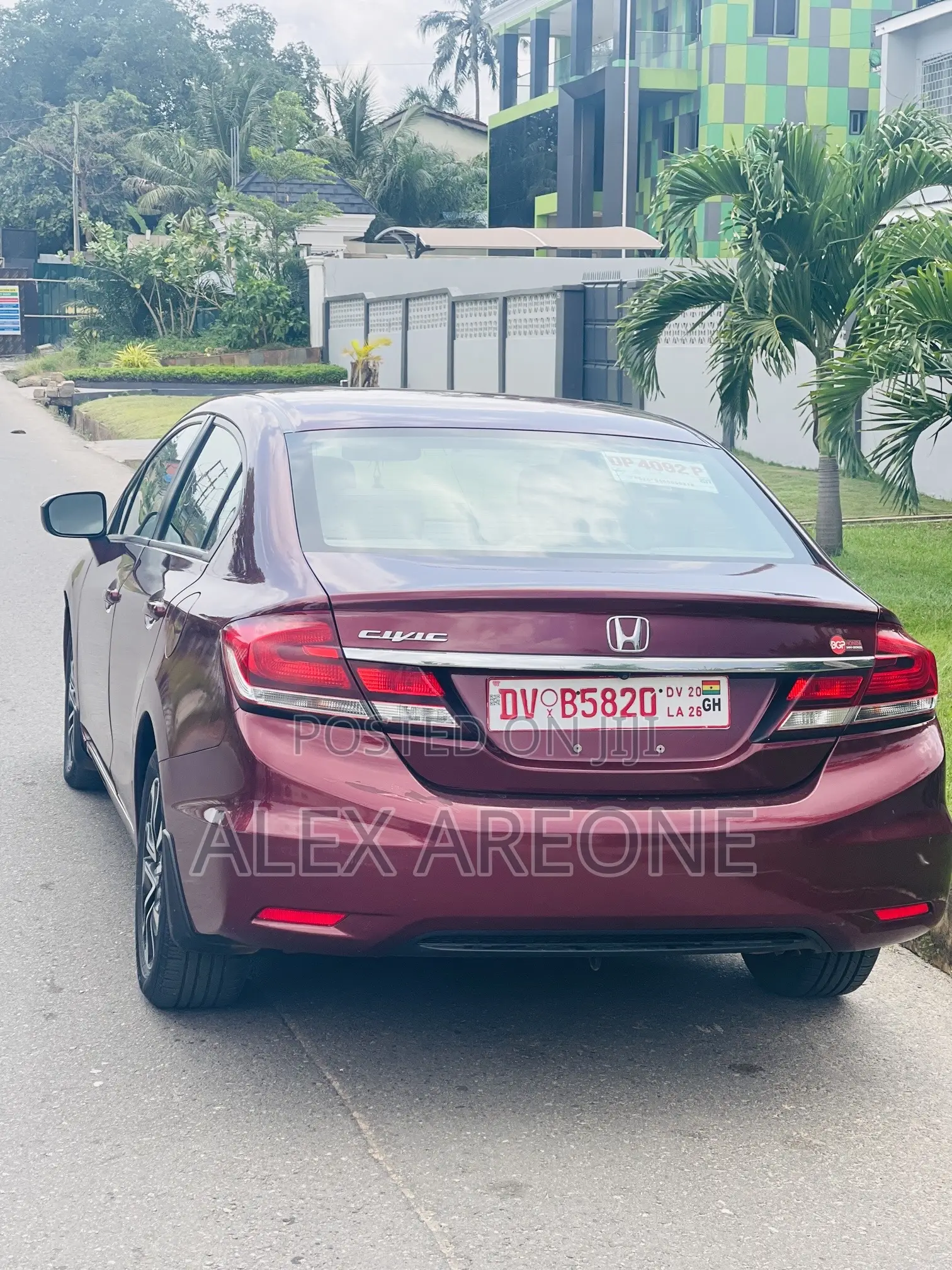 Honda Civic EX-L 4dr Sedan (1.8L 4cyl CVT) 2014 Burgundy