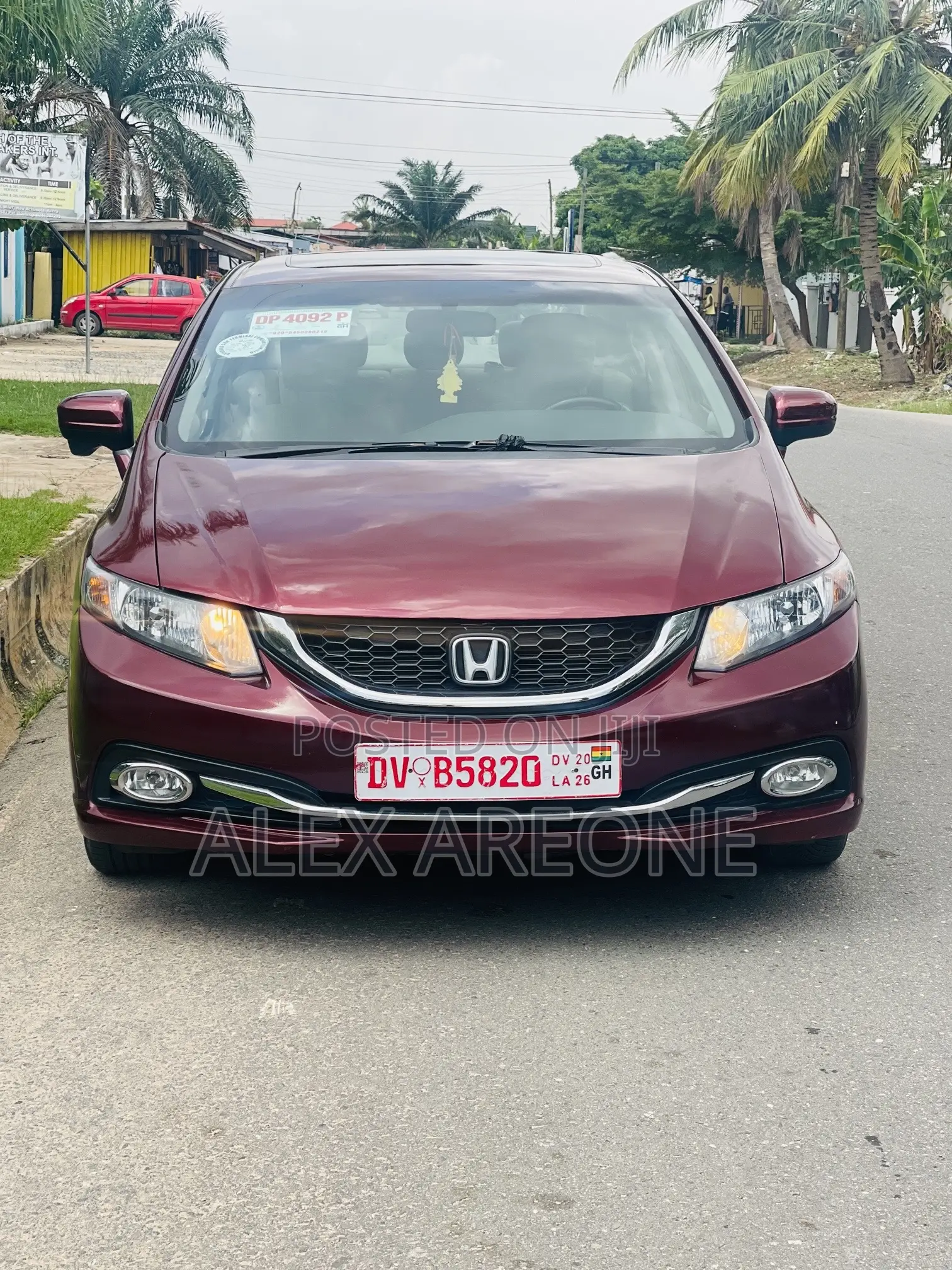 Honda Civic EX-L 4dr Sedan (1.8L 4cyl CVT) 2014 Burgundy
