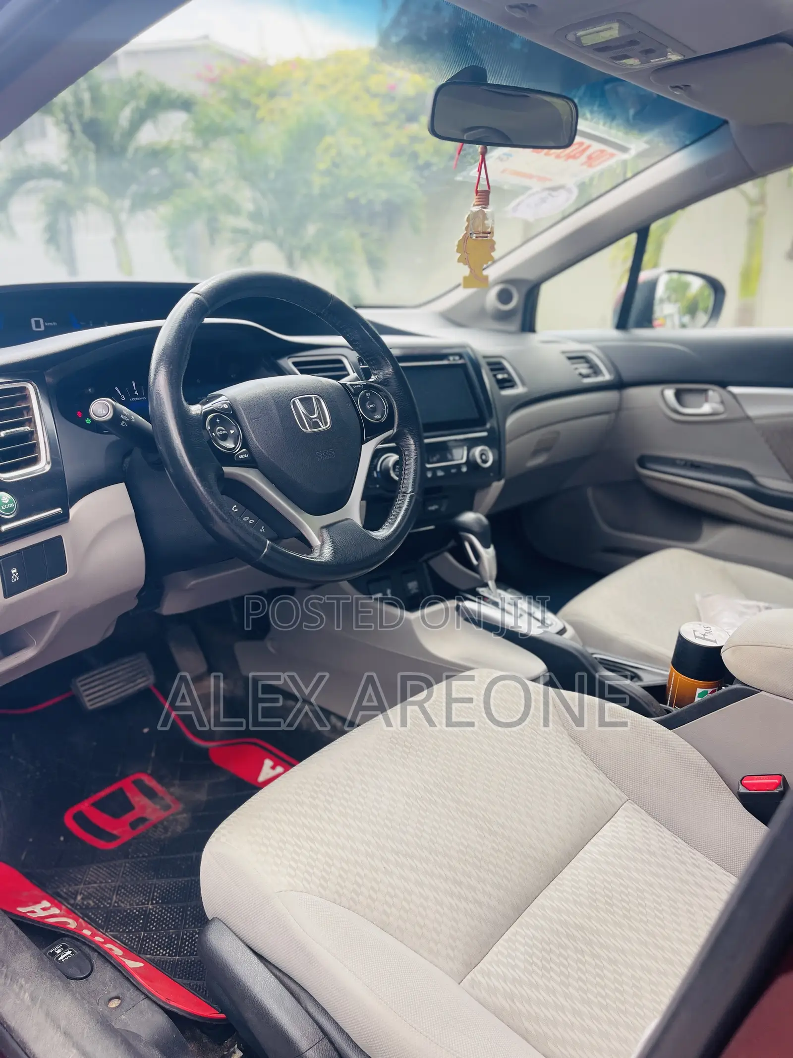 Honda Civic EX-L 4dr Sedan (1.8L 4cyl CVT) 2014 Burgundy