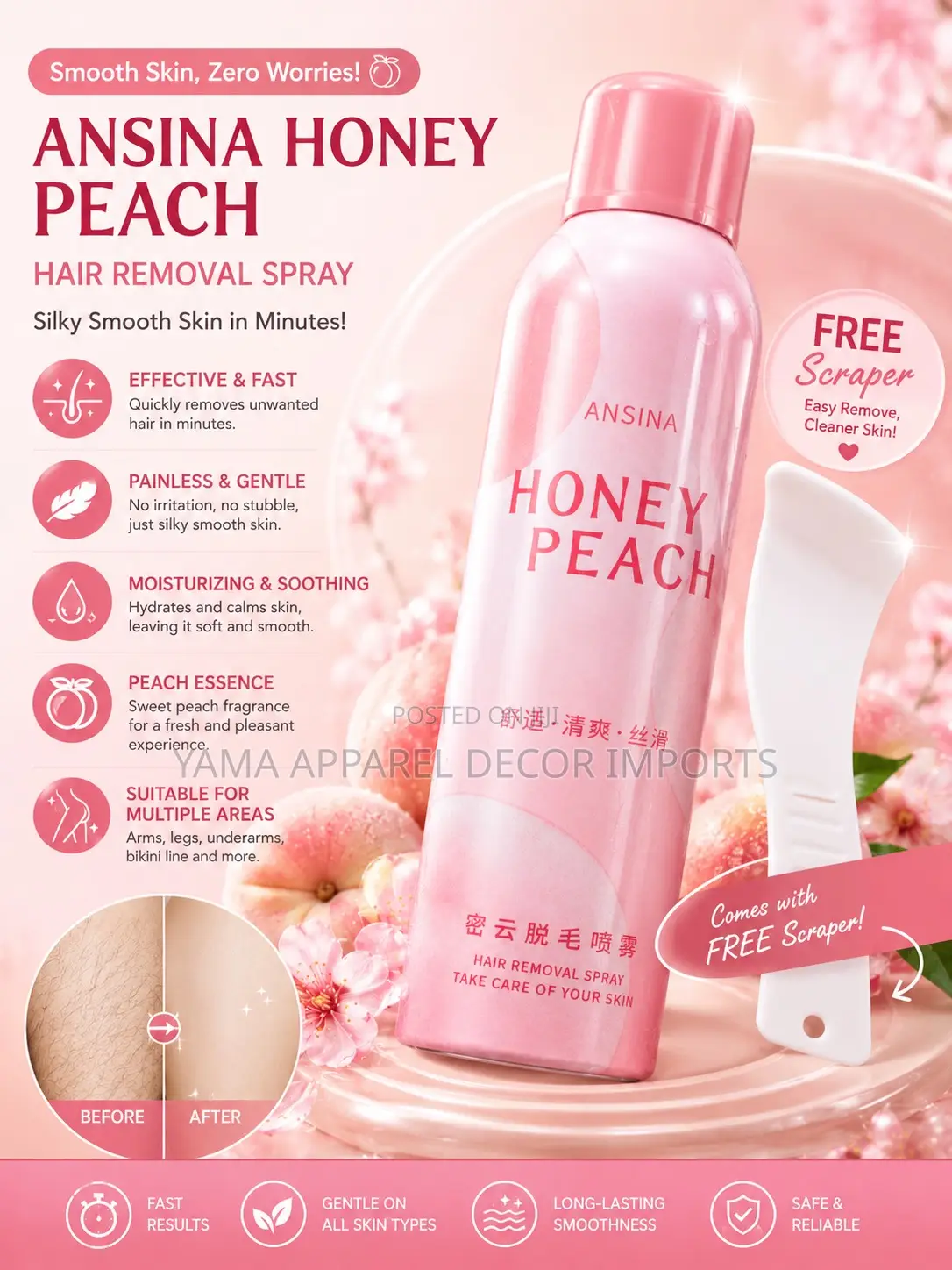 Hair Removal Spray