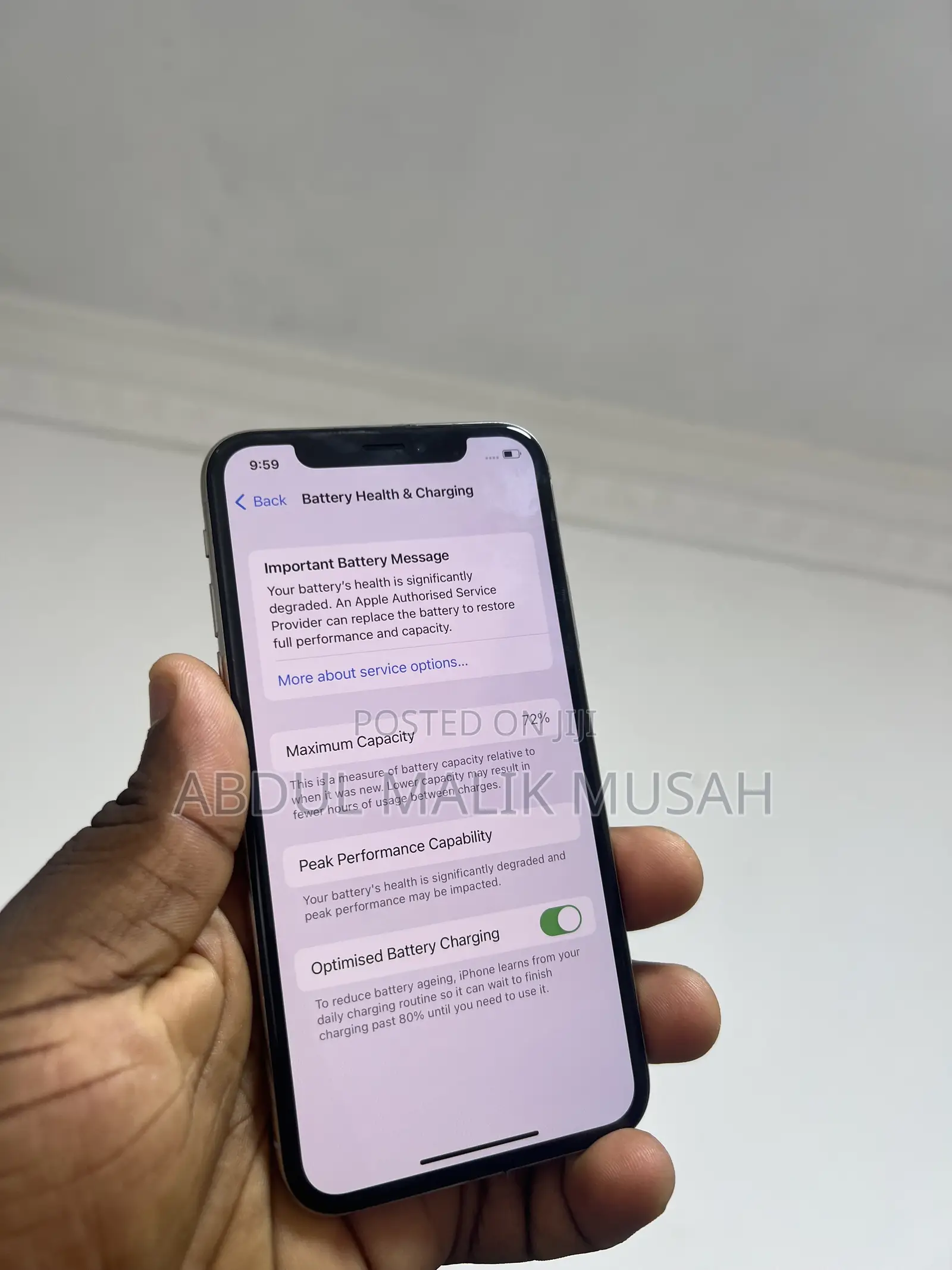 Apple iPhone X 64 GB White