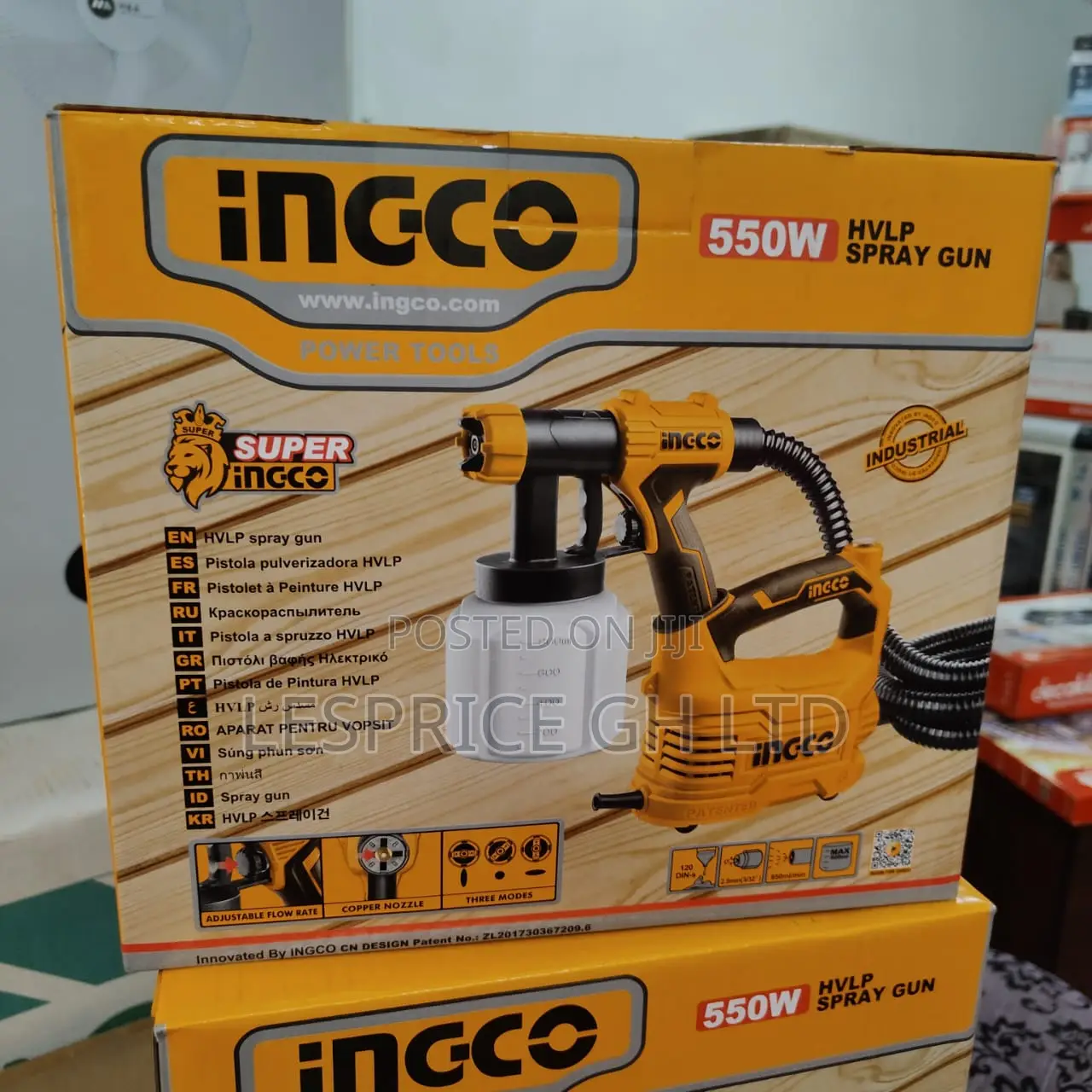 Enjoy Great Quality Ingco 550w HVLP Spray