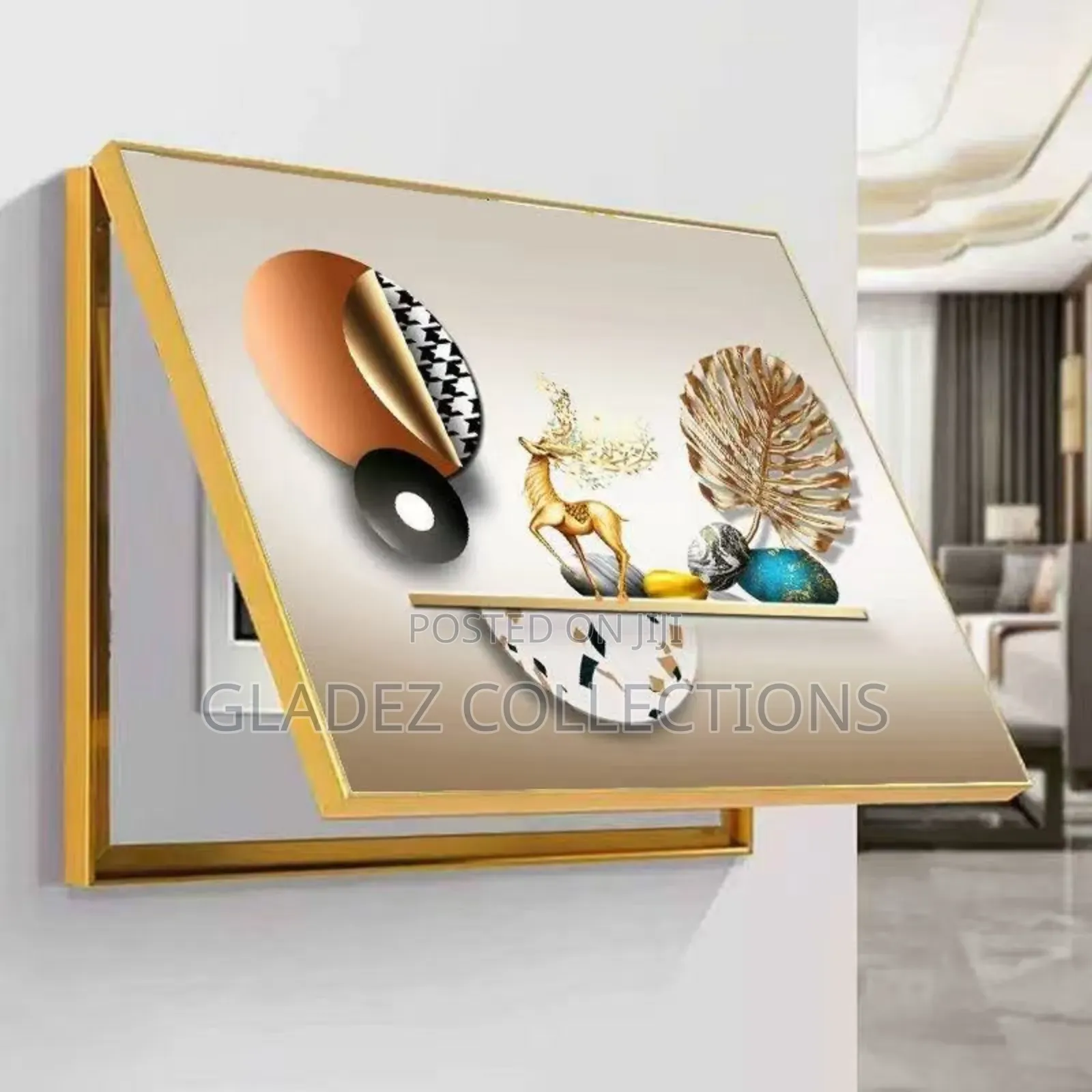 Luxury Crystal Wall Acrylic Painting