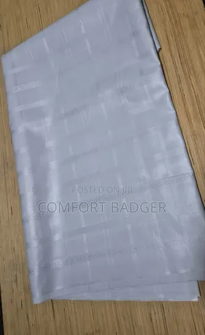 Men Kaftan Fabric With Grid Patterns