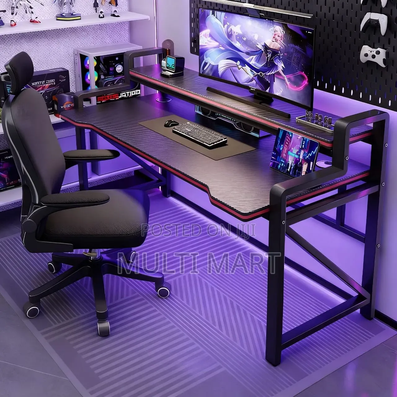 Ergonomic E Sports Gaming Studio Study Home Office Desk Table