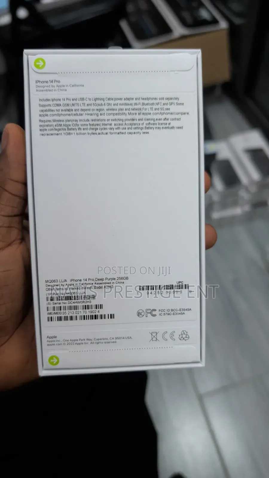 New Apple iPhone 14 Pro 256 GB Purple