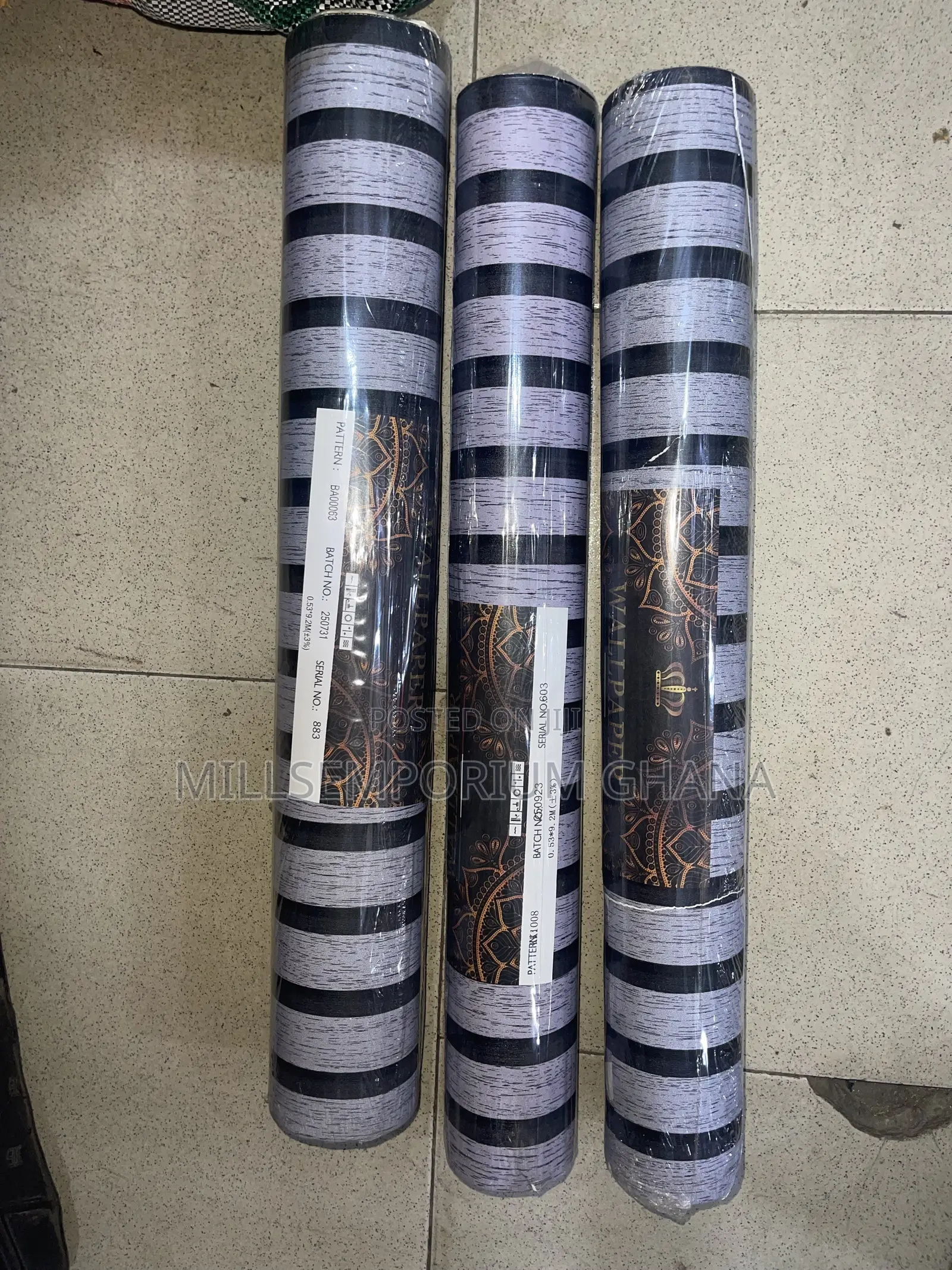 Black Grey 3d Self-Adhesive Wallpaper Panels Bold Modern