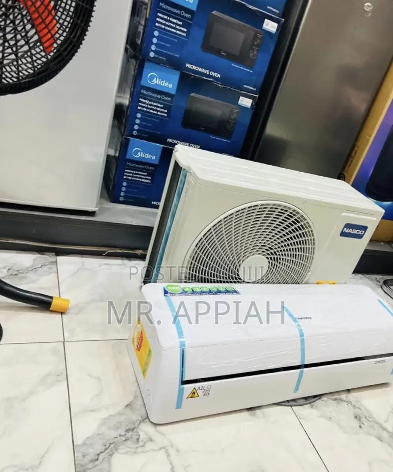 Efficient Nasco 1.5hp Ac(White)R410 Gas 