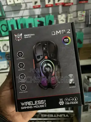 Onikuma Dm02 Wireless RGB Gaming Mouse – Tri-Mode Lightweight (New)