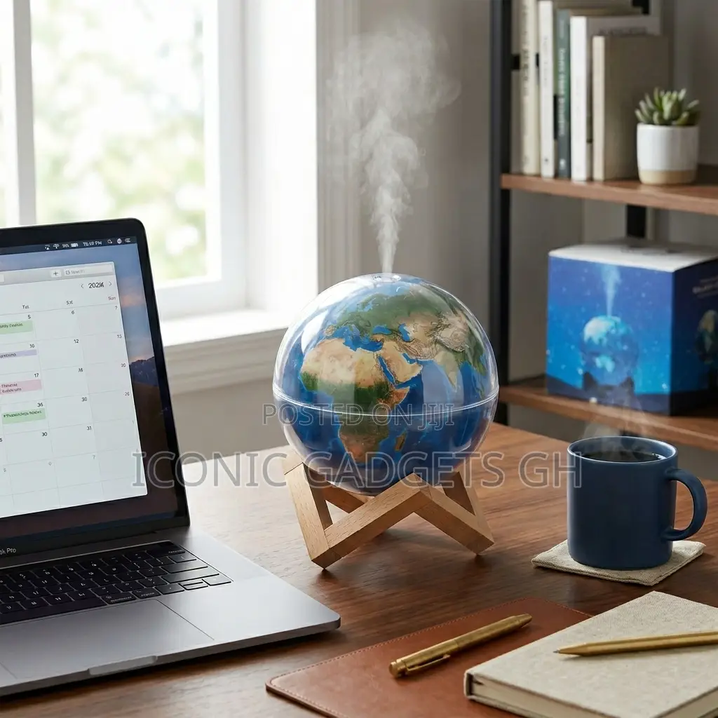 3d Planet Earth Galaxy Humidifier