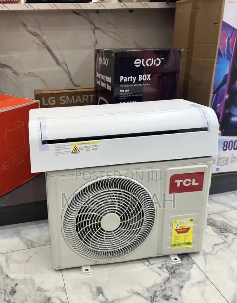 High Durable TCL 1.5hp Air Conditioner(R410 Gas) White 
