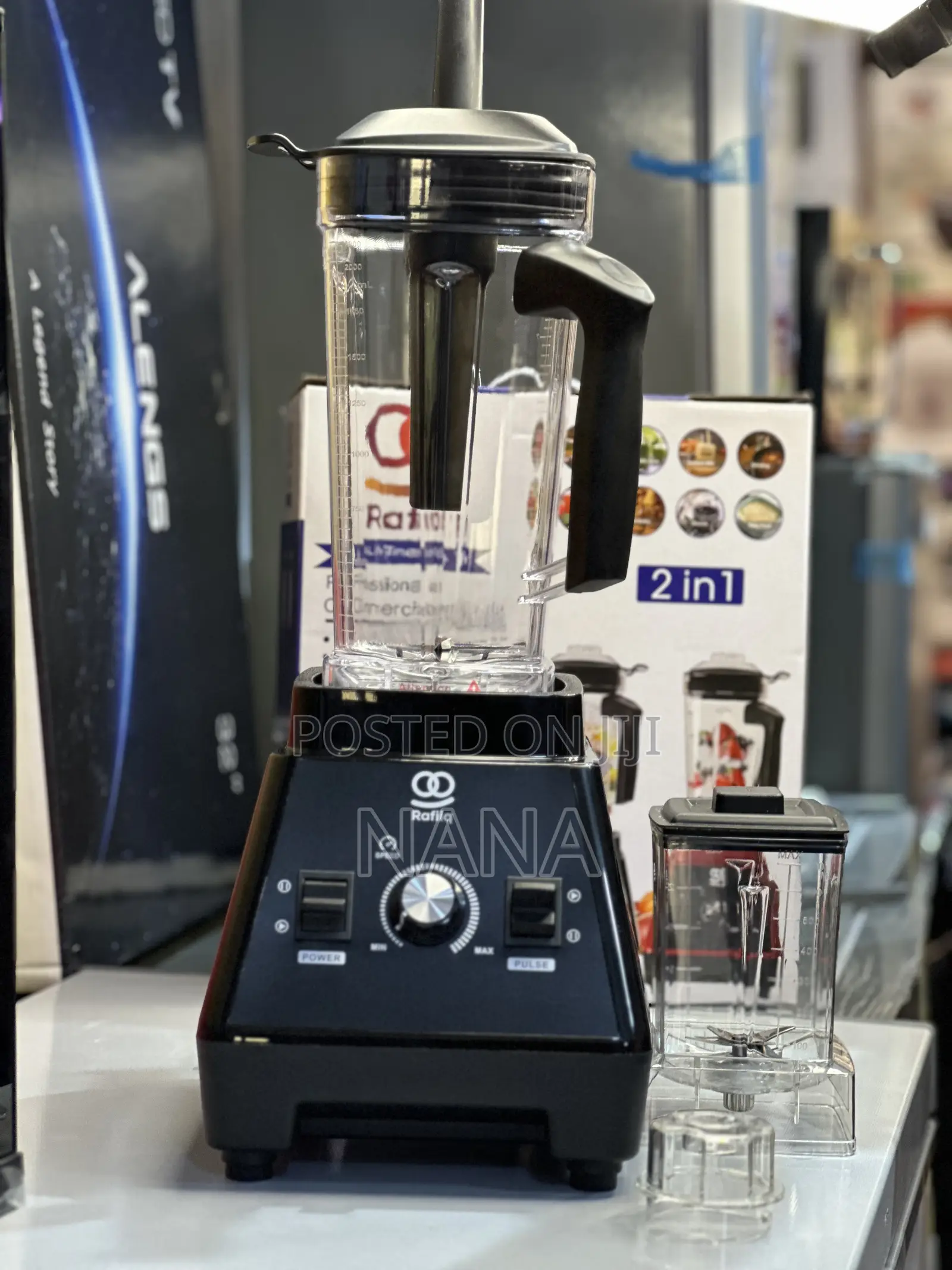 Rafiq 2 in 1 Heavy Duty Commercial Blender Unbreakable Jar