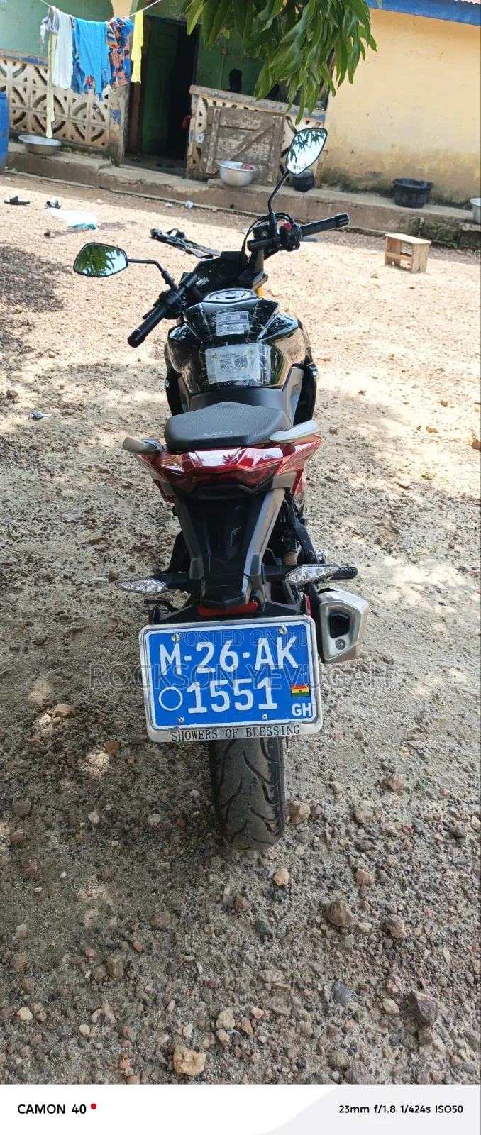 Haojue HJ125-8K 2024 Black