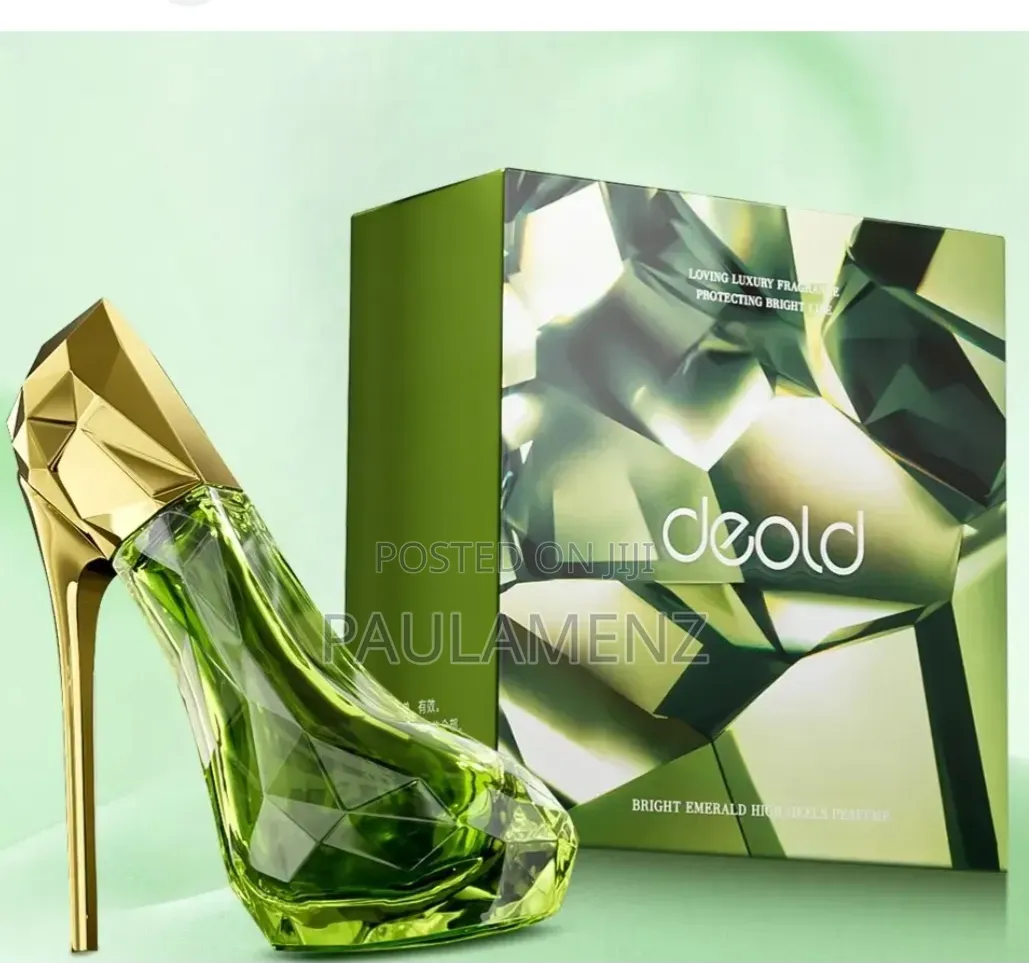 Deold Brigh Emeralds High Heels Perfume