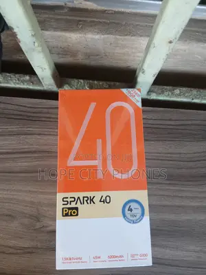 New Tecno Spark 40 Pro 256 GB Black