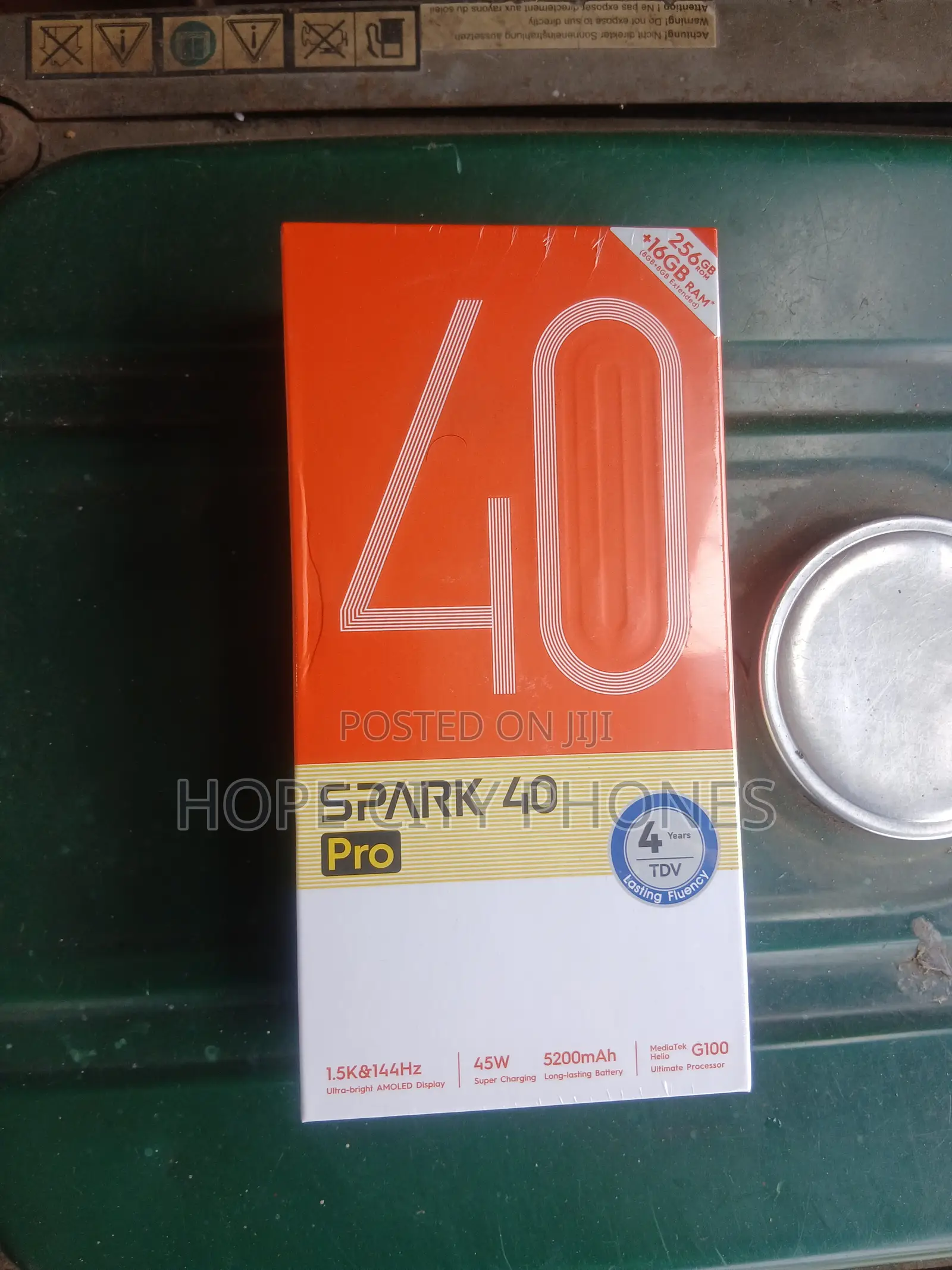New Tecno Spark 40 Pro 256 GB Black