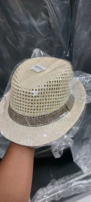 Men Fedora Straw Cap