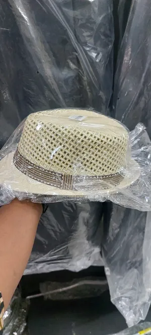 Men Fedora Straw Cap