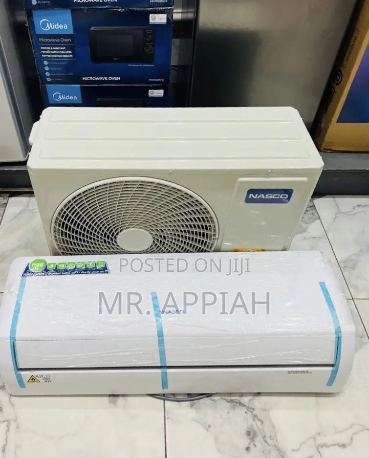 Inverter Split Type Nasco 1.5hp Air Conditioner(White)Remote