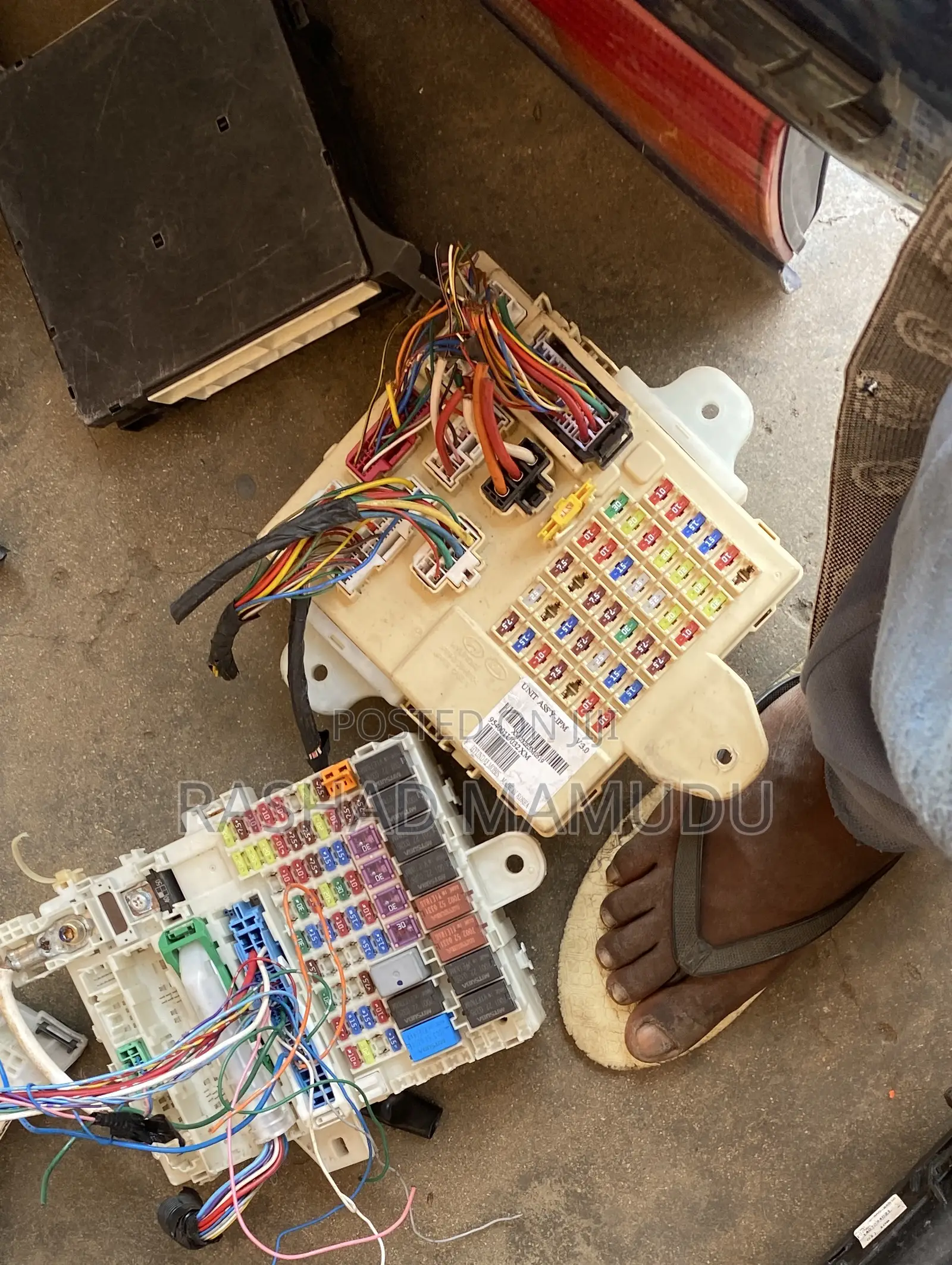 Dashboard Wires,Bcm and Dashboard Fuse Board
