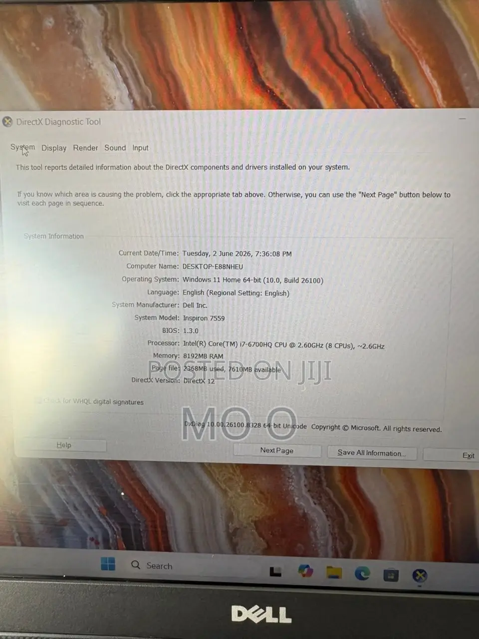 Laptop Dell Inspiron 15 16GB Intel Core i7 SSD 512GB