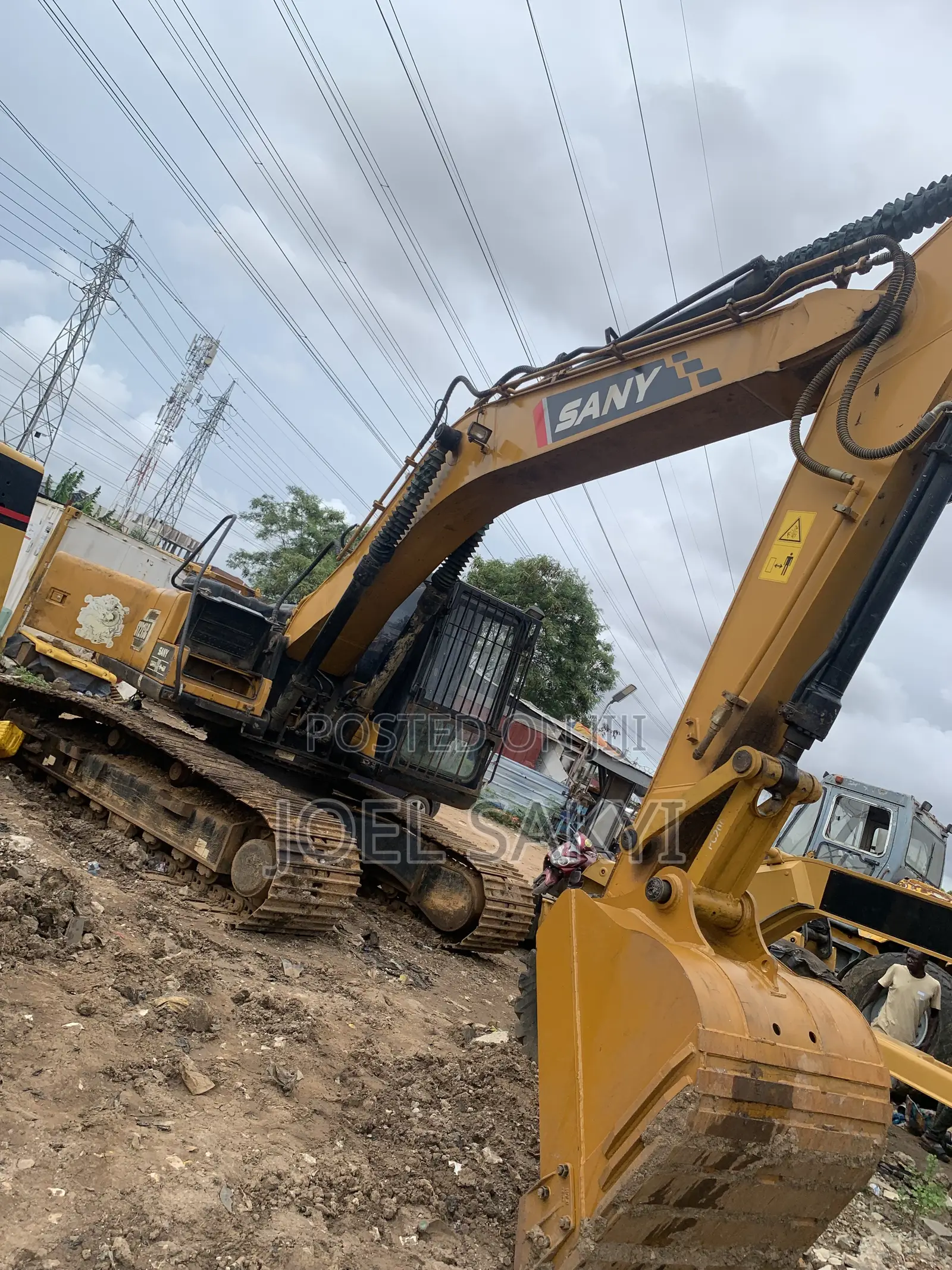 Ghana Used China Sany 215 Excavator for Sale