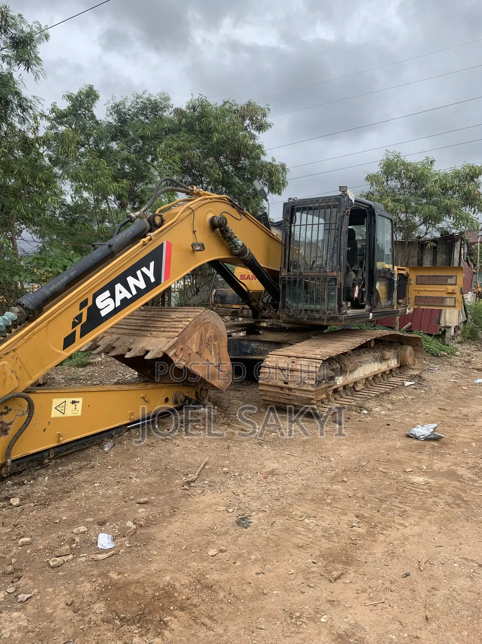 Ghana Used China Sany 215 Excavator for Sale