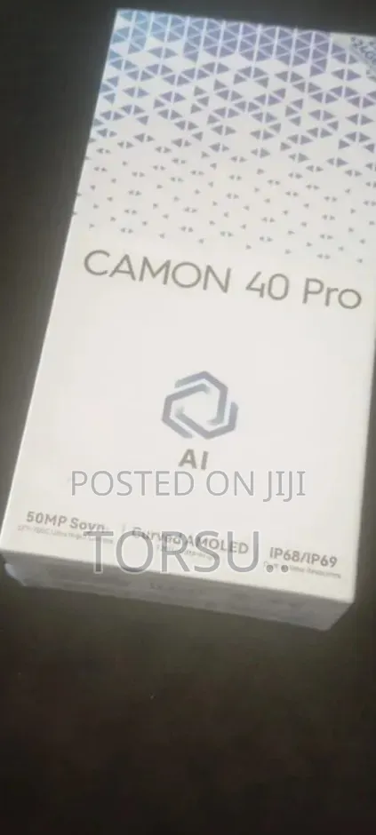 New Tecno Camon 40 Pro 5G 256 GB Black