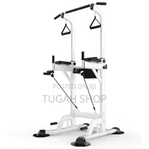 Multifunctional Adjustable Dip Bar and Pull-Up Station - Power Tower