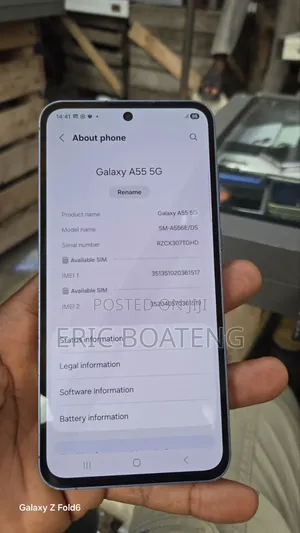 Samsung Galaxy A55 128 GB Blue