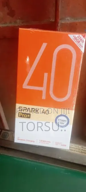 New Tecno Spark 40 Pro+ 256 GB Black