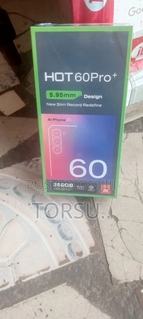 New Infinix Hot 60 Pro+ 256 GB Black