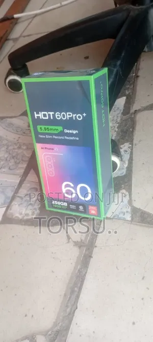 New Infinix Hot 60 Pro+ 256 GB Black