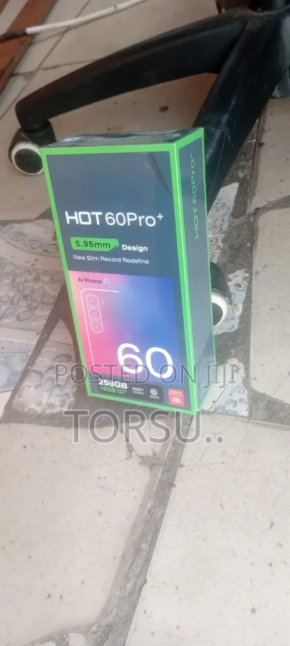 New Infinix Hot 60 Pro+ 256 GB Black