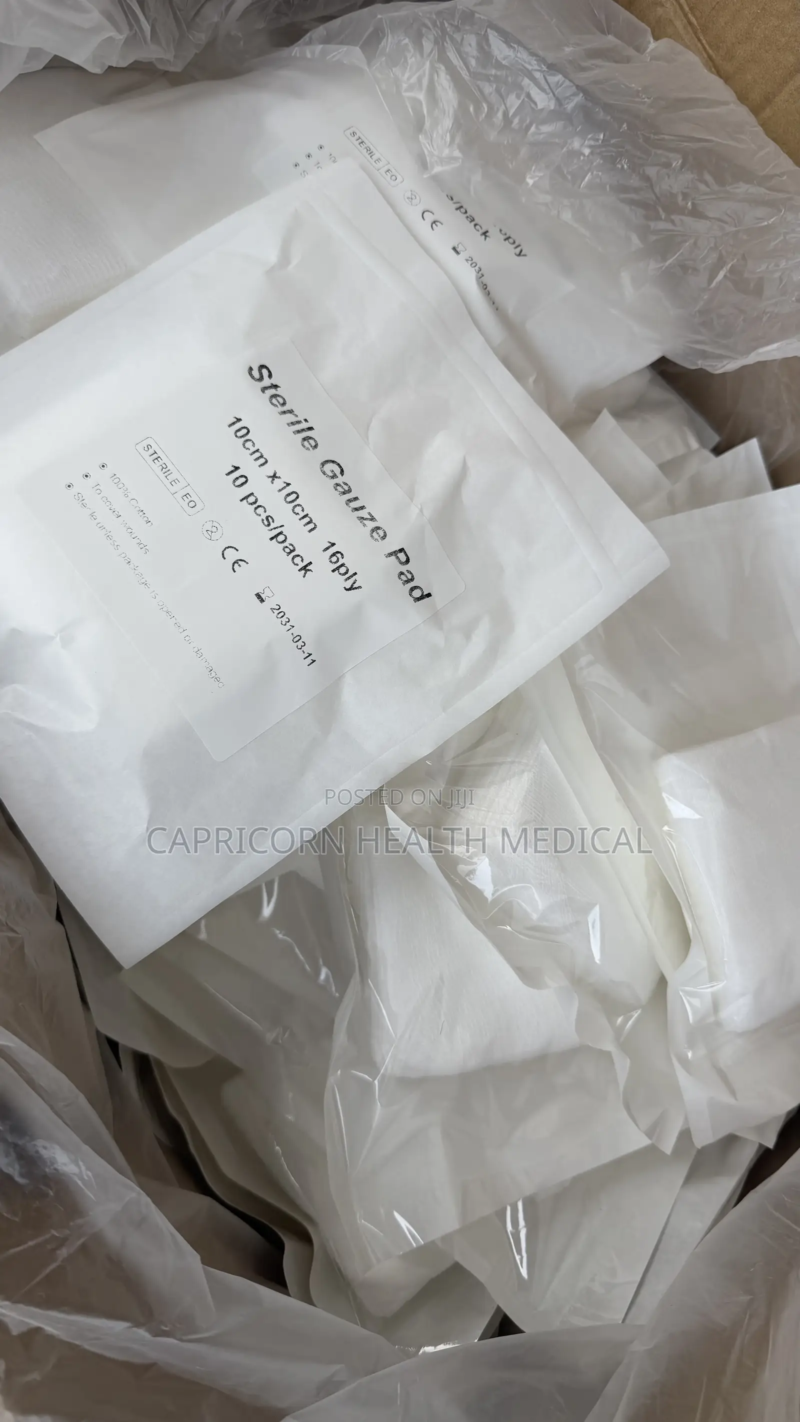 Sterile Gauze 10x10cm 16 Ply 10pcs