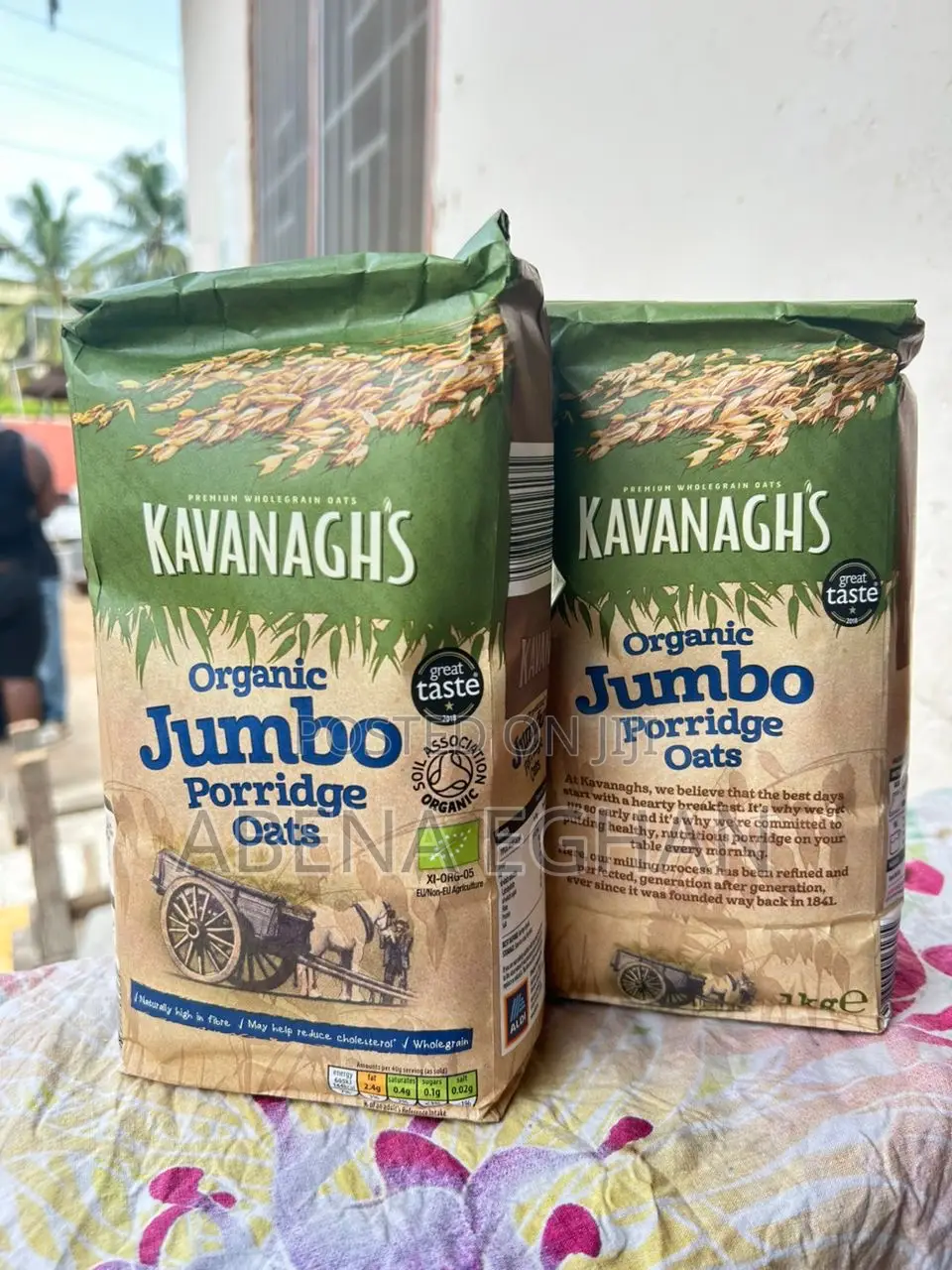 Organic Jumbo Porridge Oats Imported From the Uk