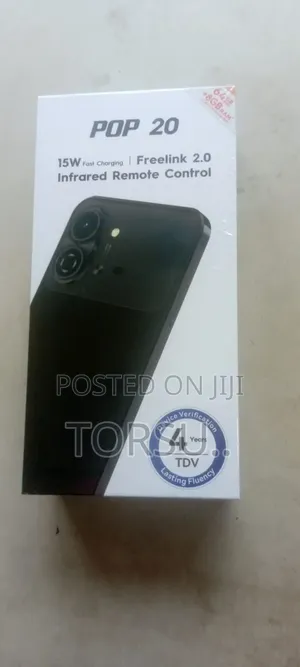 New Tecno Pop 20 128 GB Black