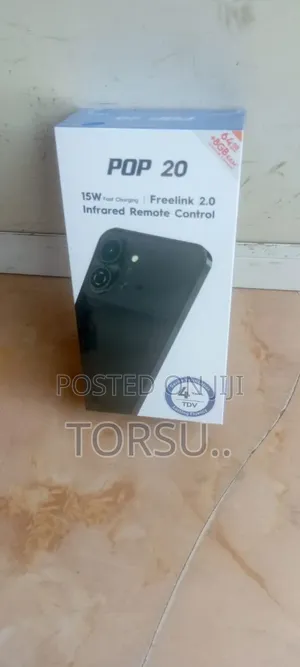 New Tecno Pop 20 128 GB Black